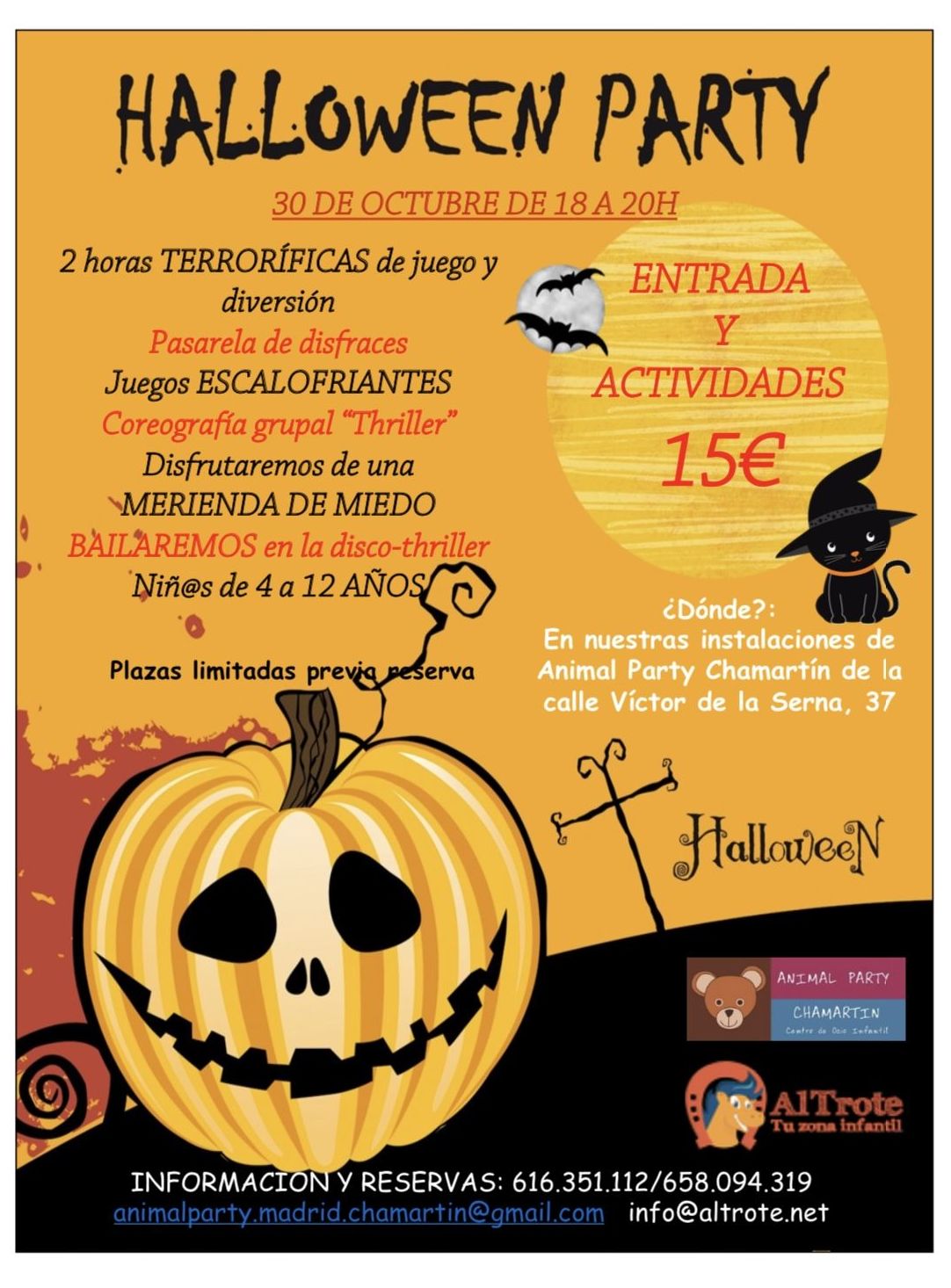 Fiesta de Halloween Al Trote Fiesta de Halloween Al Trote