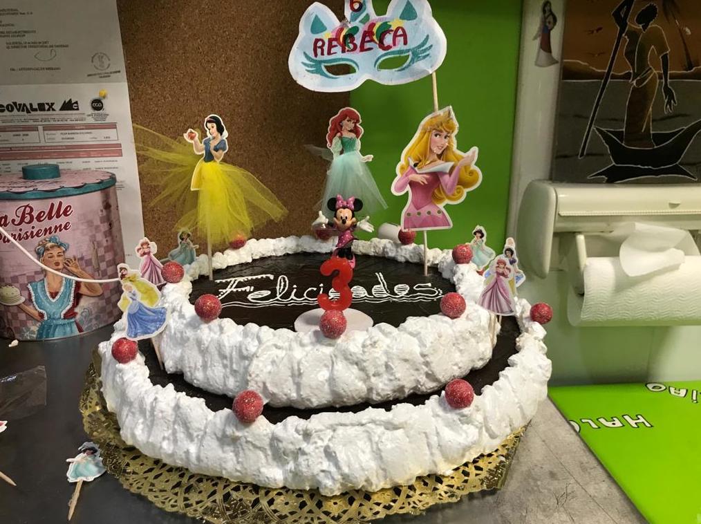 Las princesas Disney en tu tarta