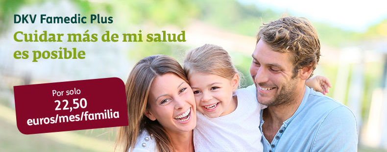 Seguro Salud, 22.50€ al mes por familia completa de hasta 8 miembros. }}