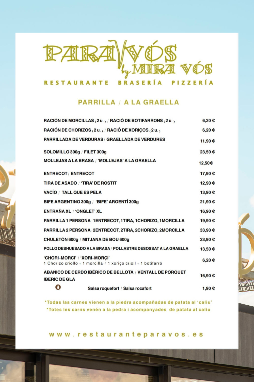 Carta ParaVós 2021: Nuestros platos de Restaurante Para Vós Carta ParaVós 2021: Nuestros platos de Restaurante Para Vós