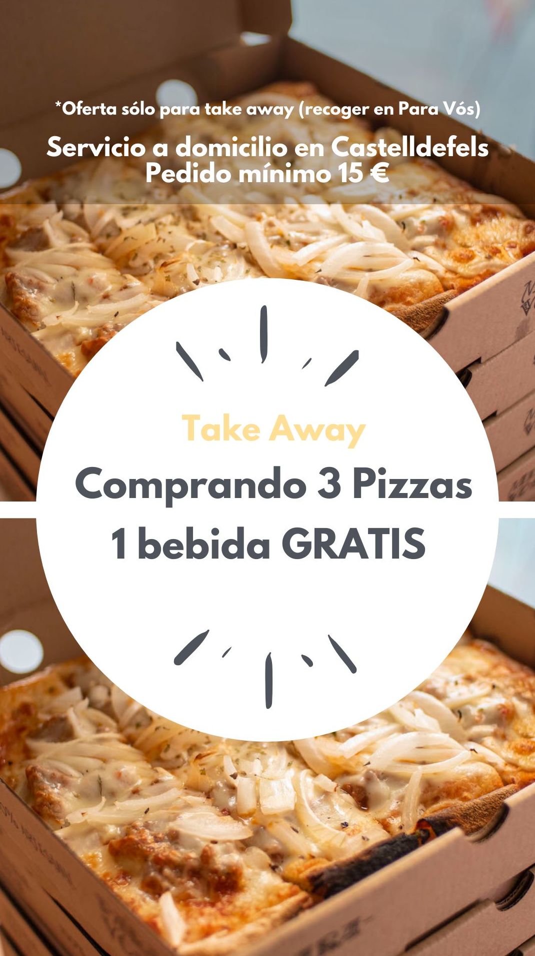 Oferta Pizza Para Vós *Take Away Oferta Pizza Para Vós *Take Away