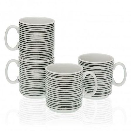 Juego Mugs Black Lines: Tienda online de COSCO, S.L. Juego Mugs Black Lines: Tienda online de COSCO, S.L.