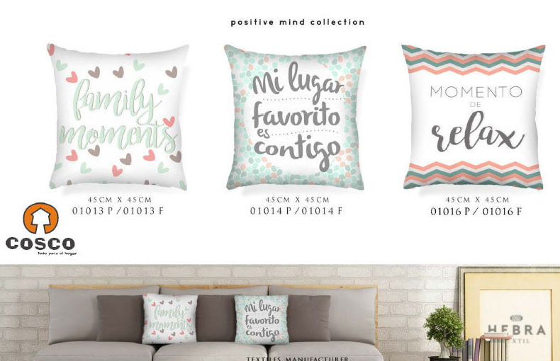 Cojines positivos Cojines positivos