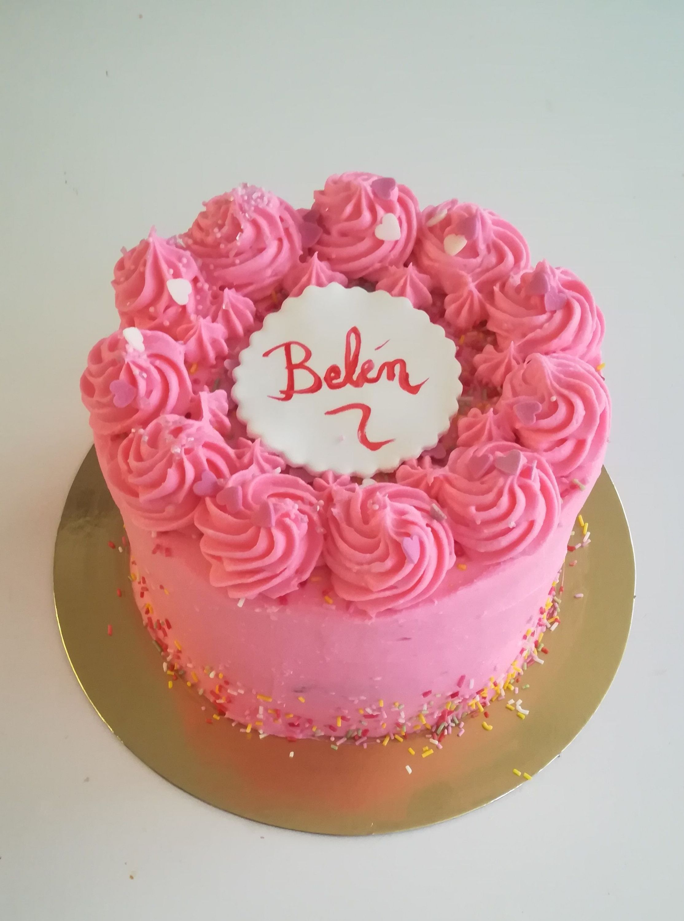 pink layer cake pink layer cake