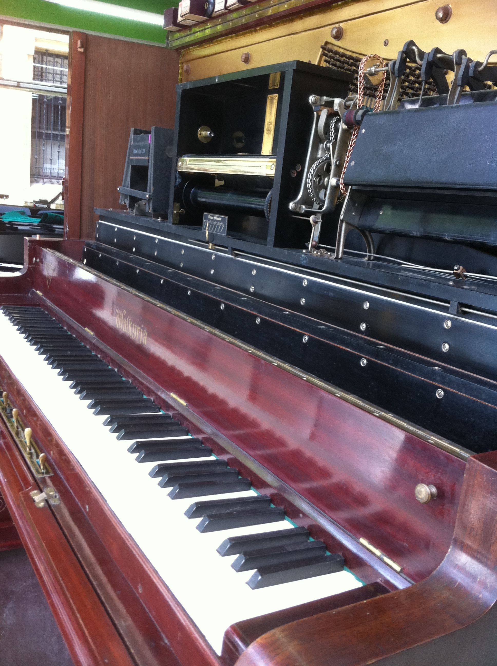 Pianola restaurada