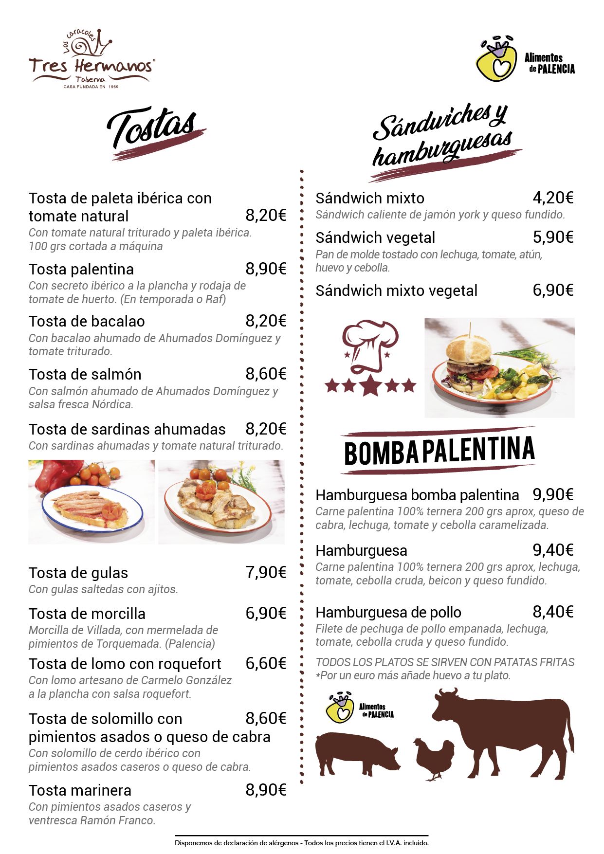Descargar Carta completa Taberna Tres Hermanos: Carta de Taberna Tres Hermanos Descargar Carta completa Taberna Tres Hermanos: Carta de Taberna Tres Hermanos