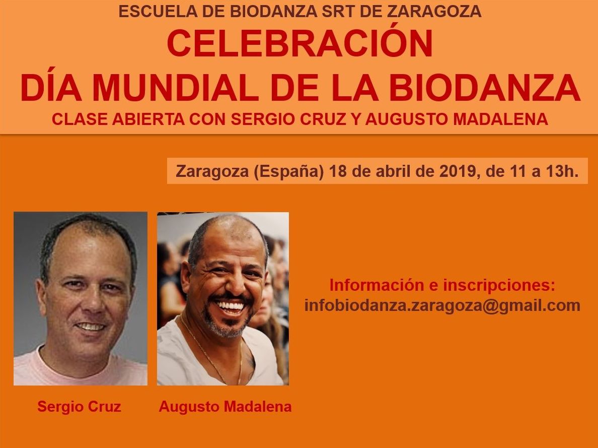 Celebración 'Día Mundial de la Biodanza'. Con Sergio Cruz y Augusto Madalena Celebración 'Día Mundial de la Biodanza'. Con Sergio Cruz y Augusto Madalena