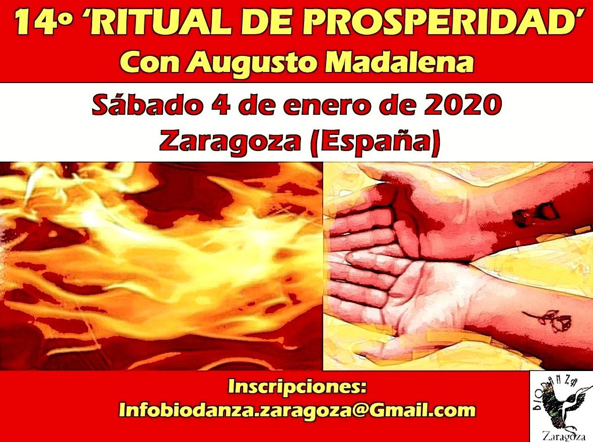 14º Ritual de Prosperidad en Zaragoza, con Augusto Madalena: CURSOS de Augusto Madalena 14º Ritual de Prosperidad en Zaragoza, con Augusto Madalena: CURSOS de Augusto Madalena