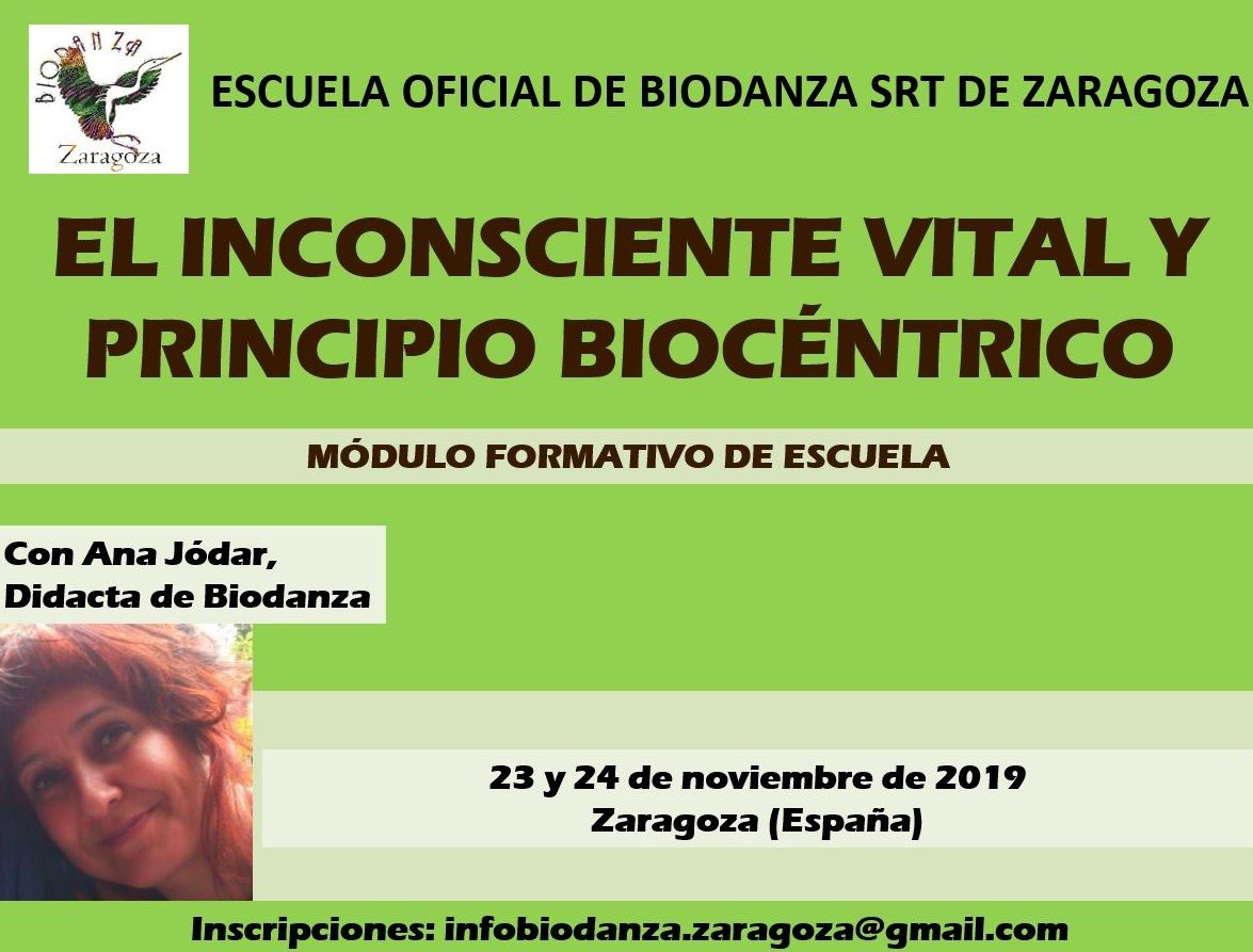 Módulo de Formación 'El Inconsciente vital y Principio Biocéntrico': CURSOS de Augusto Madalena Módulo de Formación 'El Inconsciente vital y Principio Biocéntrico': CURSOS de Augusto Madalena