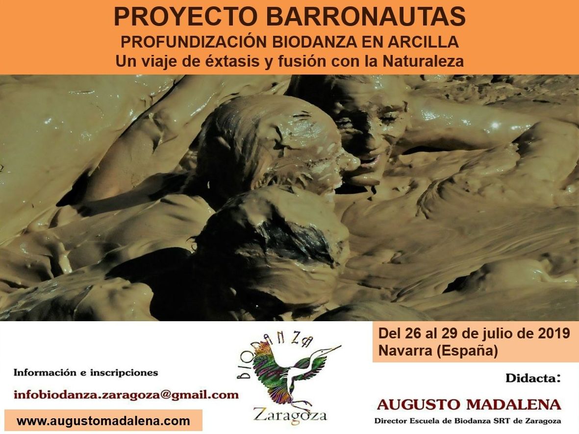 Barronautas 2019. Biodanza en Arcilla. Augusto Madalena. Barronautas 2019. Biodanza en Arcilla. Augusto Madalena.