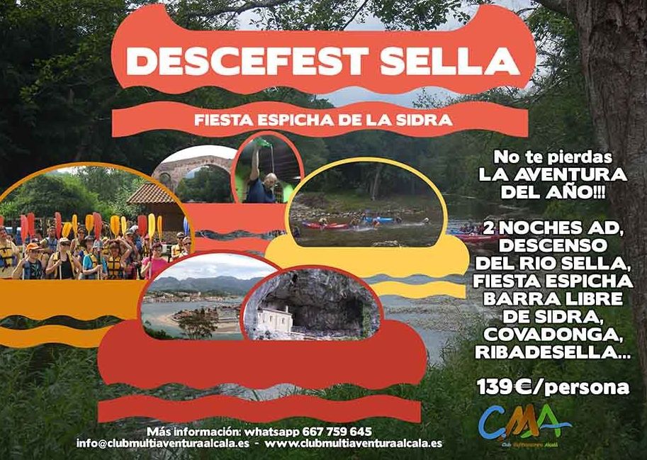 DIA 12 Y 14 JULIO Descenso del Sella DESCEFEST SELLA: CALENDARIO DE ACTIVIDADES de Asdón Multiaventura DIA 12 Y 14 JULIO Descenso del Sella DESCEFEST SELLA: CALENDARIO DE ACTIVIDADES de Asdón Multiaventura