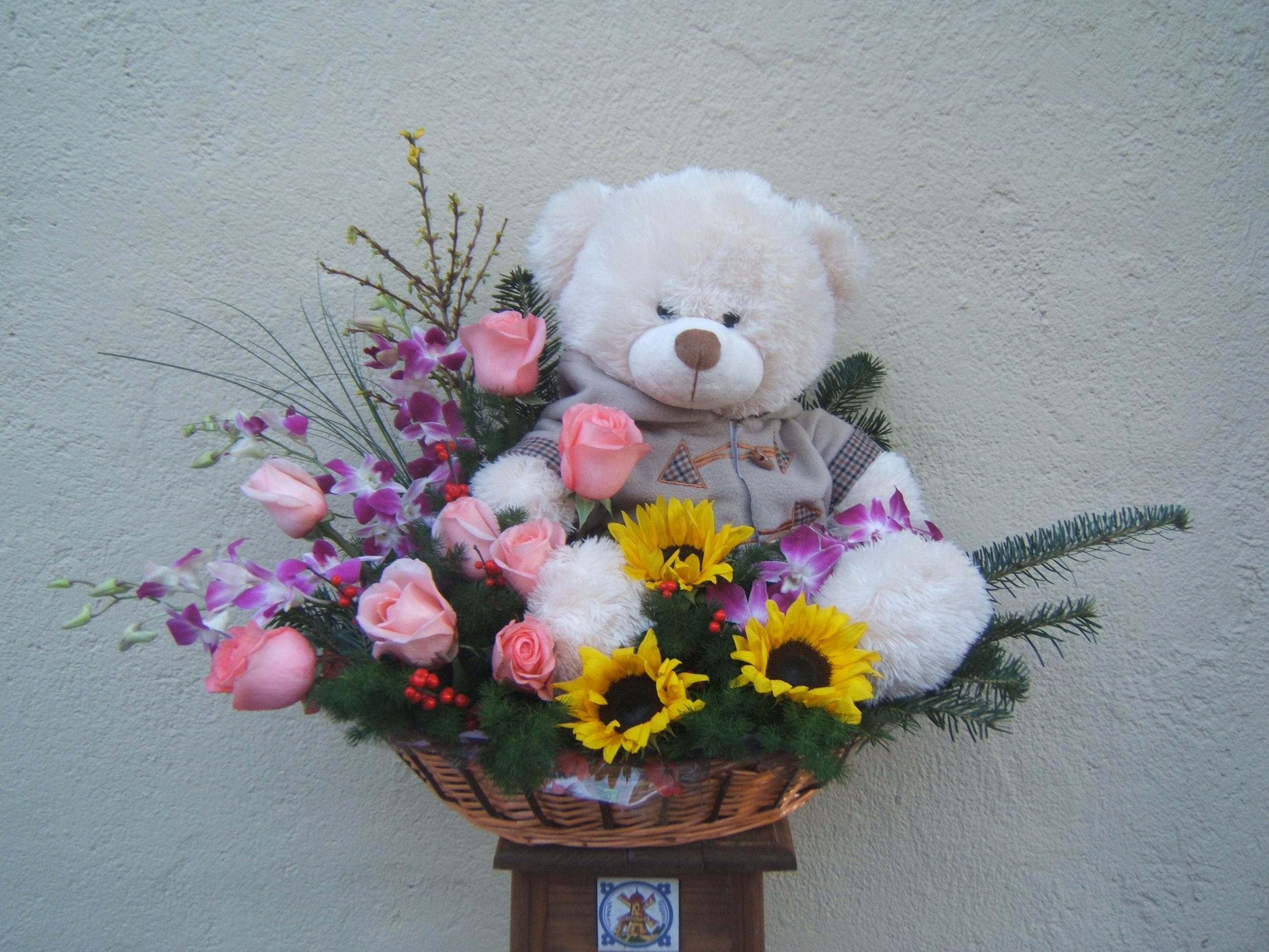 centro con oso, envio de flores a domicilio centro madrid centro con oso, envio de flores a domicilio centro madrid