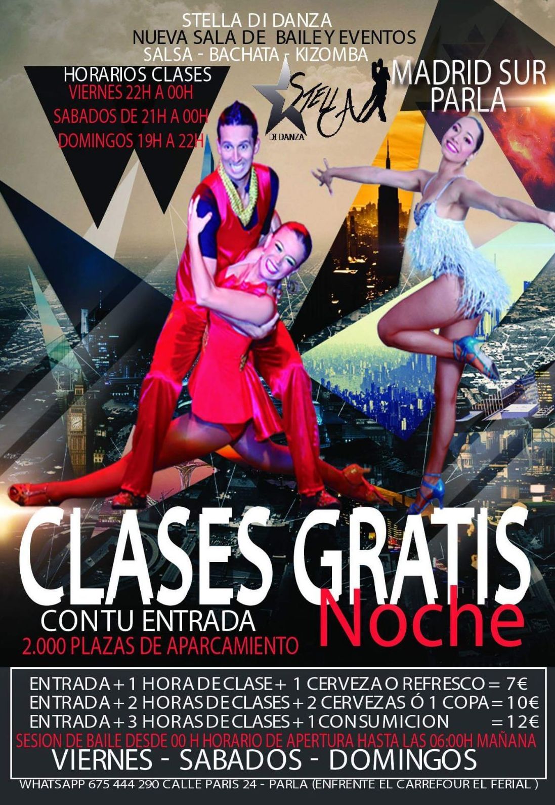 clases de salsa madrid gratis