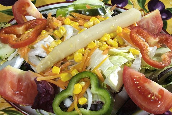 Ensalada de la huerta: Carta y Menús de Cantarradas Ensalada de la huerta: Carta y Menús de Cantarradas