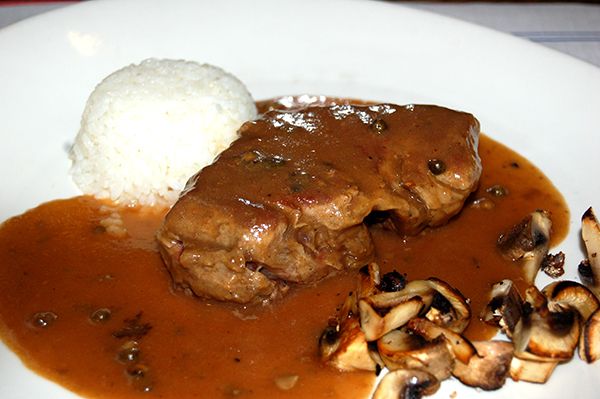Filete a la pimienta verde: Carta y Menús de Cantarradas Filete a la pimienta verde: Carta y Menús de Cantarradas
