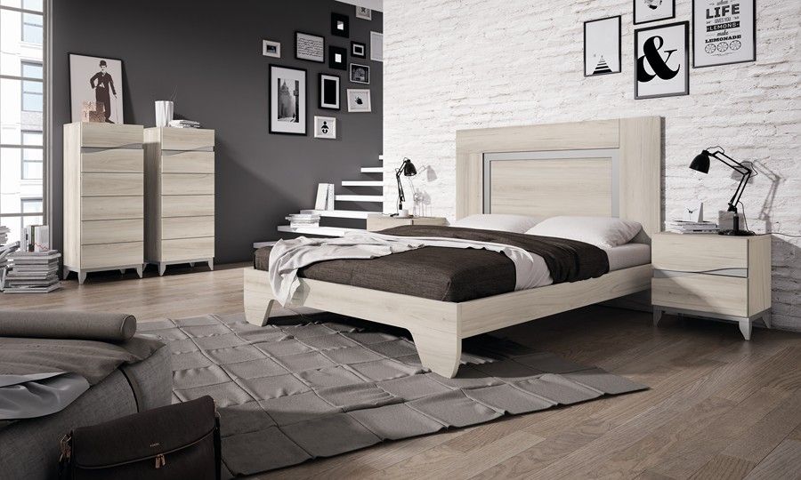 Dormitorio de matrimonio CRETA BASIC EXOJO: Catálogos de muebles de Muebles Salvador Dormitorio de matrimonio CRETA BASIC EXOJO: Catálogos de muebles de Muebles Salvador