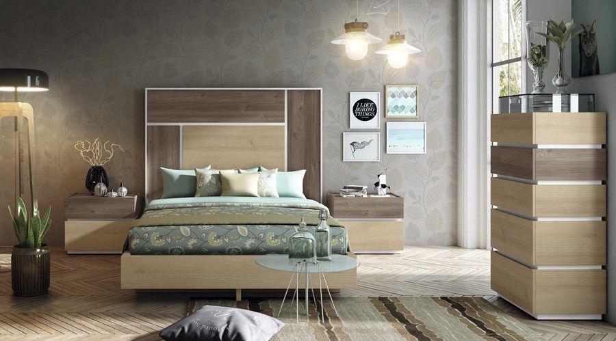 Dormitorio de matrimonio SONORO: Catálogos de muebles de Muebles Salvador Dormitorio de matrimonio SONORO: Catálogos de muebles de Muebles Salvador