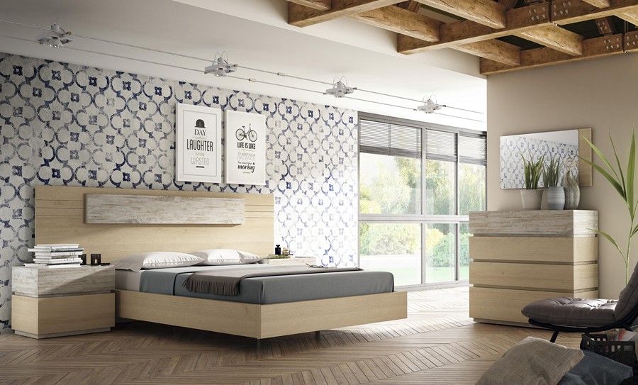Dormitorio de matrimonio SONORO: Catálogos de muebles de Muebles Salvador Dormitorio de matrimonio SONORO: Catálogos de muebles de Muebles Salvador
