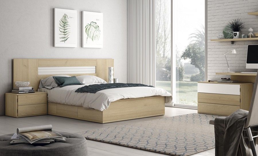 Dormitorio de matrimonio SONORO: Catálogos de muebles de Muebles Salvador Dormitorio de matrimonio SONORO: Catálogos de muebles de Muebles Salvador
