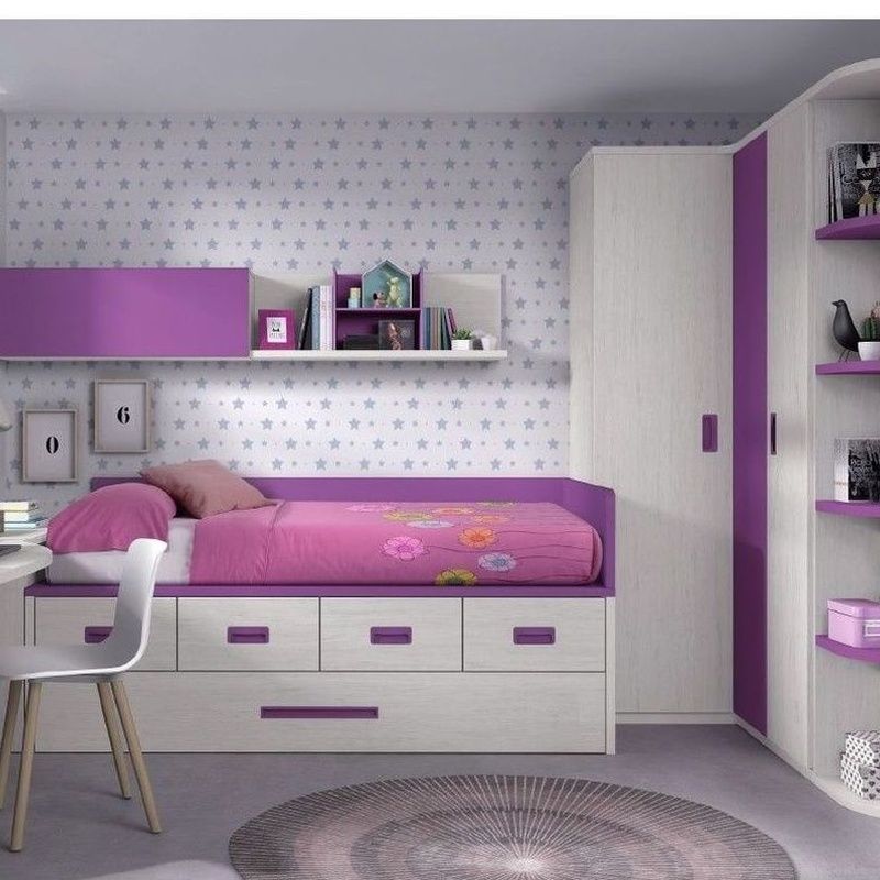Dormitorio juvenil Formas: Catálogos de muebles de Muebles Salvador Dormitorio juvenil Formas: Catálogos de muebles de Muebles Salvador