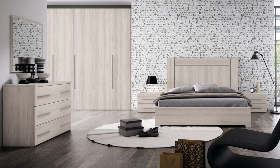 Dormitorio de matrimonio CRETA BASIC EXOJO: Catálogos de muebles de Muebles Salvador Dormitorio de matrimonio CRETA BASIC EXOJO: Catálogos de muebles de Muebles Salvador