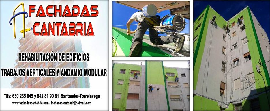 Trabajos verticales Santander.Verticalistas Pintores de fachadas Trabajos verticales Santander.Verticalistas Pintores de fachadas