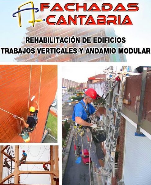 Trabajos verticales Santander-Cantabria. Reforma y mantenimiento de fachadas. Trabajos verticales Santander-Cantabria. Reforma y mantenimiento de fachadas.