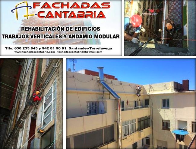 Reparación de fachadas Santander. Reparación de fachadas Santander.