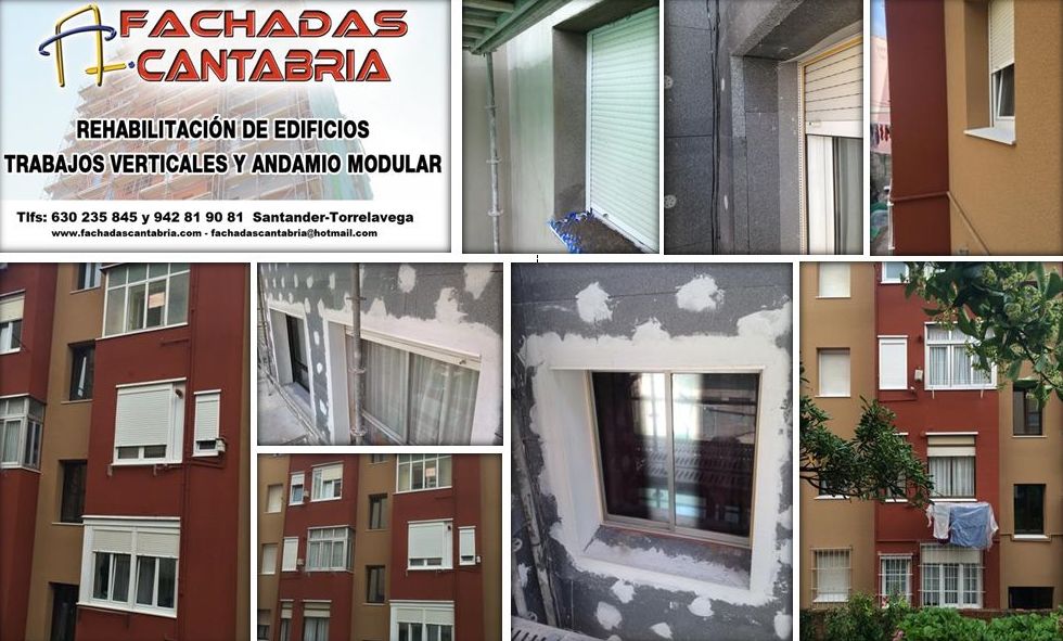 Sistema de aislamiento térmico exterior (Sate) Etics. Fachadas Cantabria. Sistema de aislamiento térmico exterior (Sate) Etics. Fachadas Cantabria.