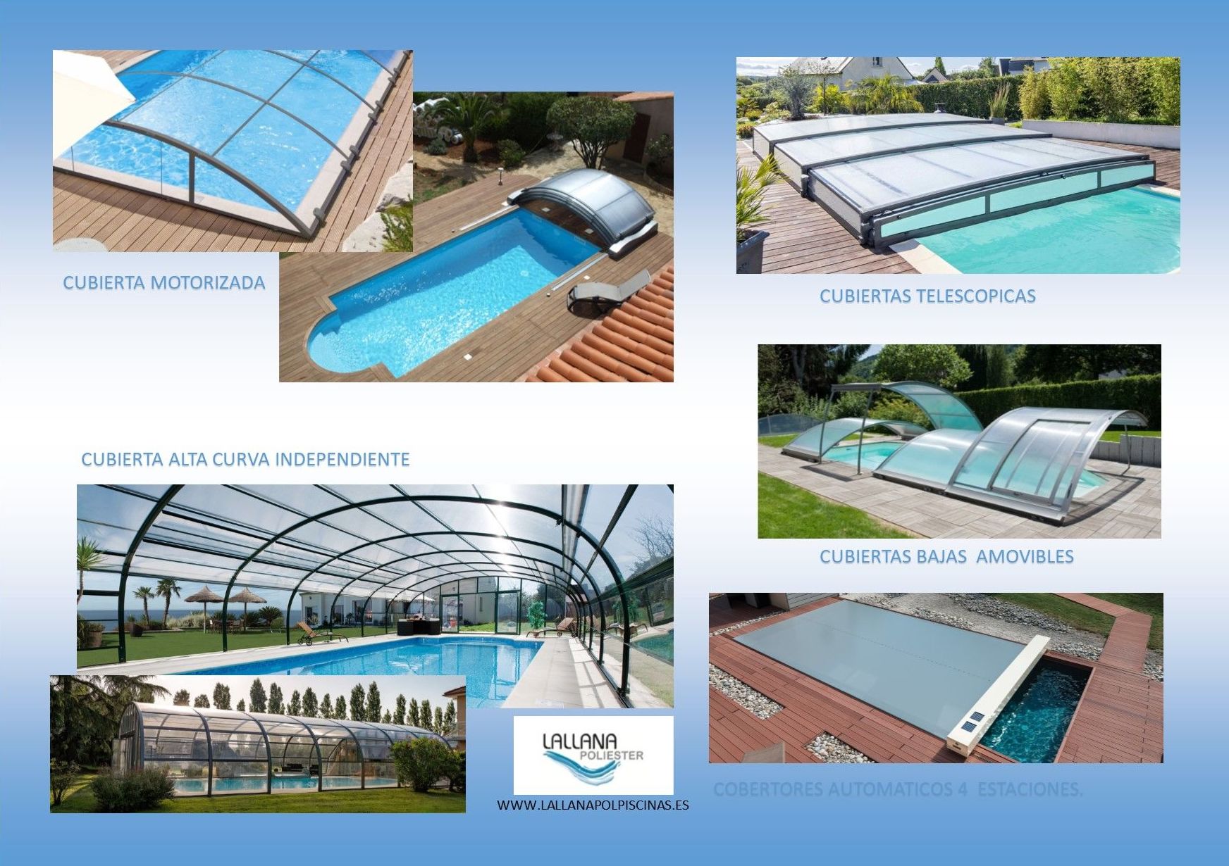 Cubiertas para piscinas Cubiertas para piscinas