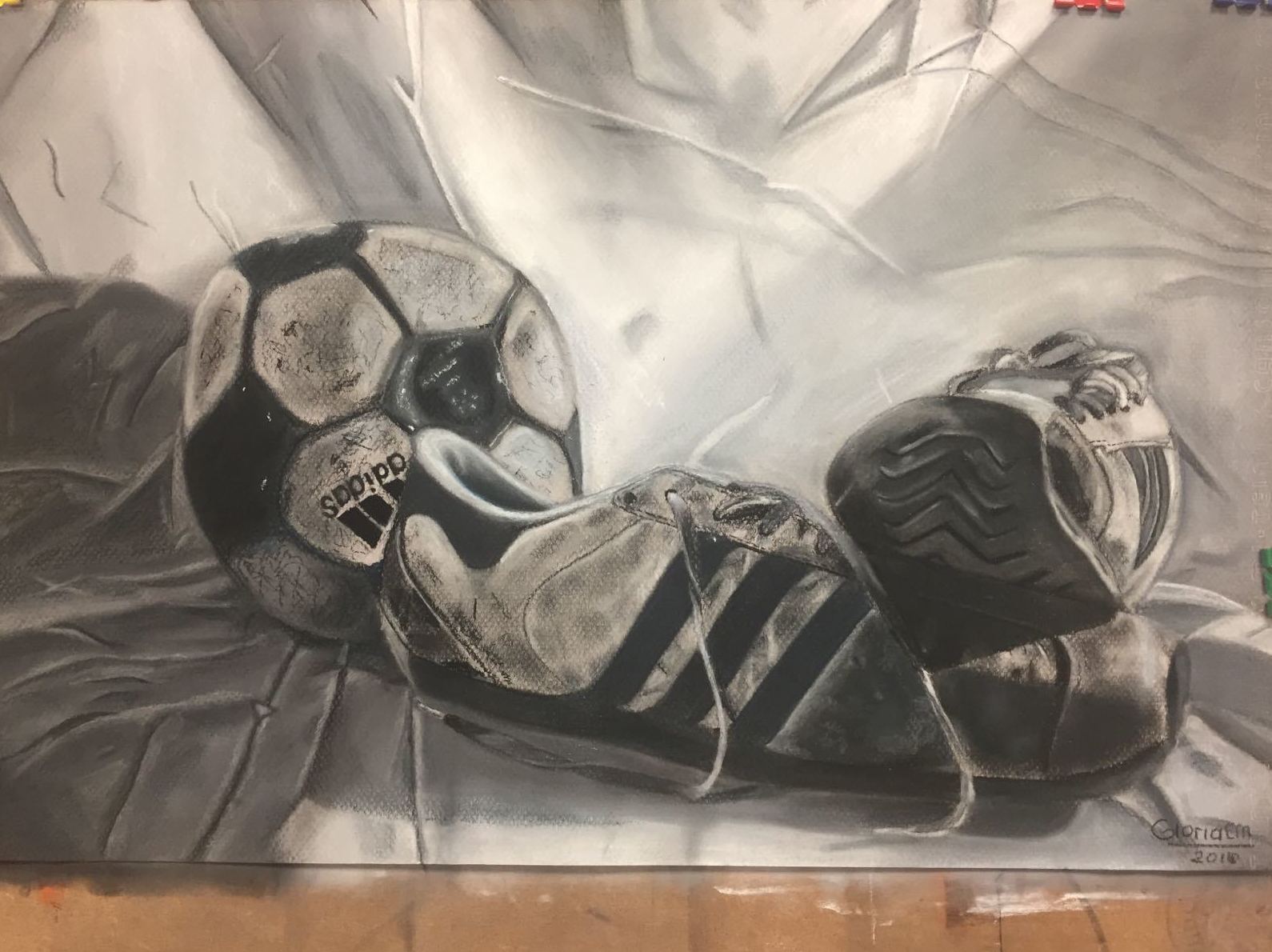 Obra realizada por alumna de 15 años Obra realizada por alumna de 15 años