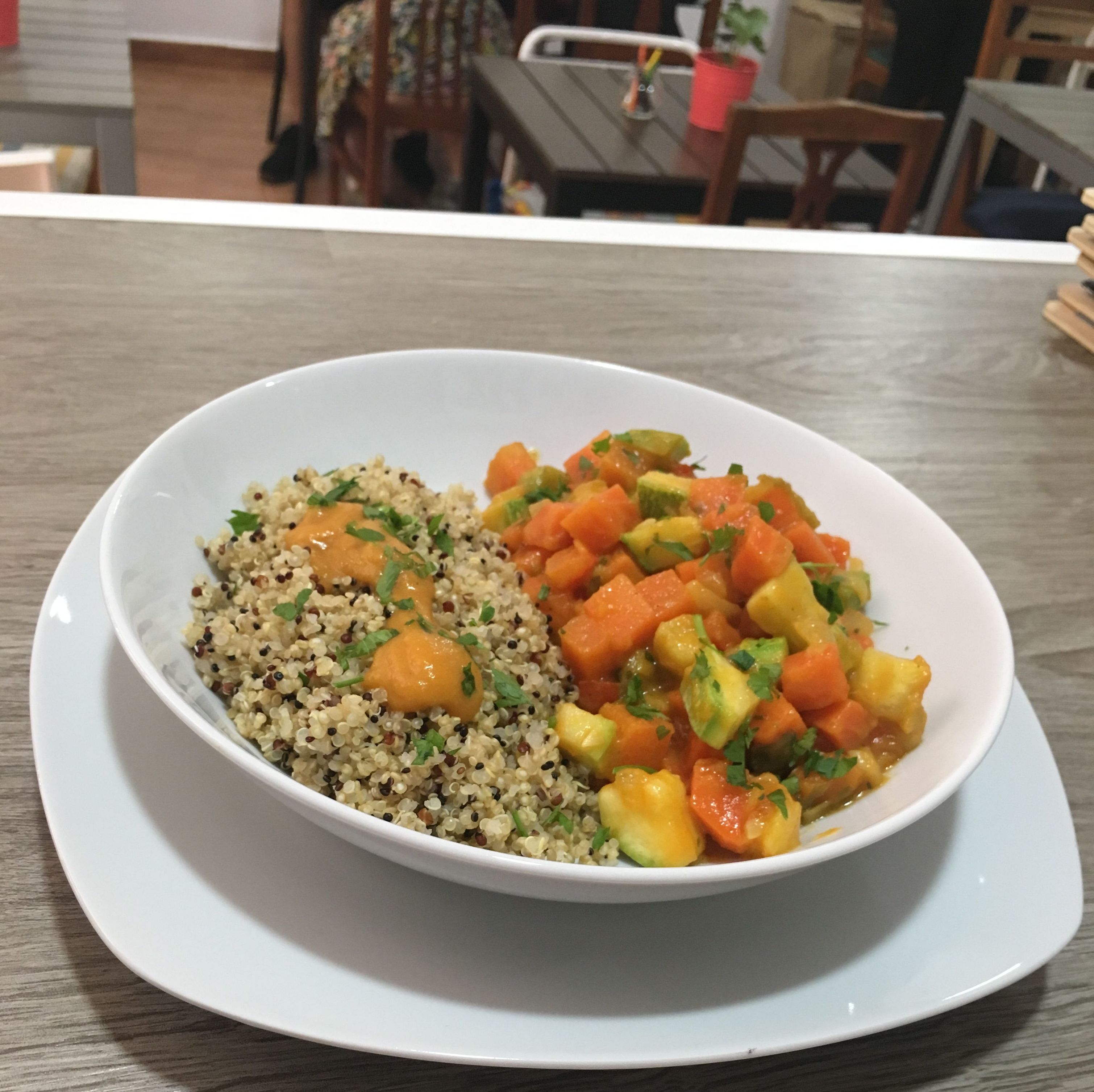 Estofado de Verdura c/Quinoa Estofado de Verdura c/Quinoa