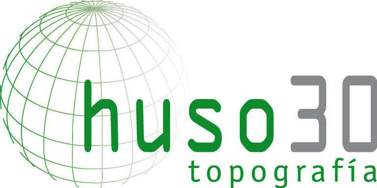 Logotipo huso 30 topografia