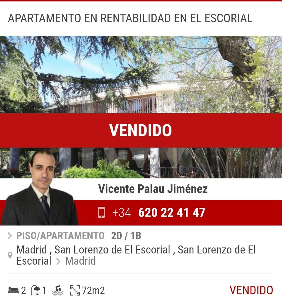 Apartamento en Urbanización Monte Escorial, El Escorial: de Vicente Palau Jiménez - Agente Inmobiliario Apartamento en Urbanización Monte Escorial, El Escorial: de Vicente Palau Jiménez - Agente Inmobiliario
