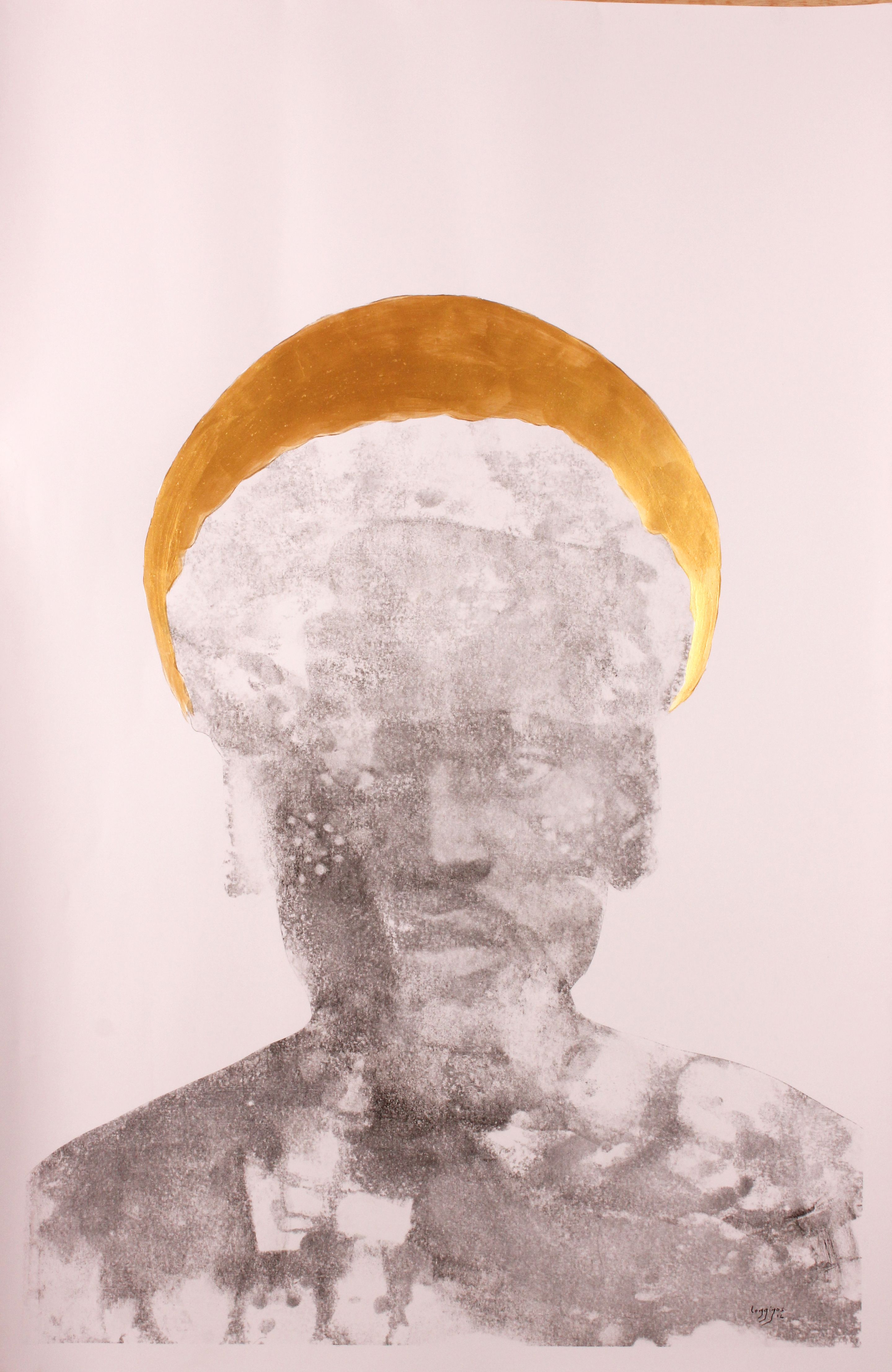 The Guardian Angel. Mixed Media on paper. 97 X 64 cm The Guardian Angel. Mixed Media on paper. 97 X 64 cm
