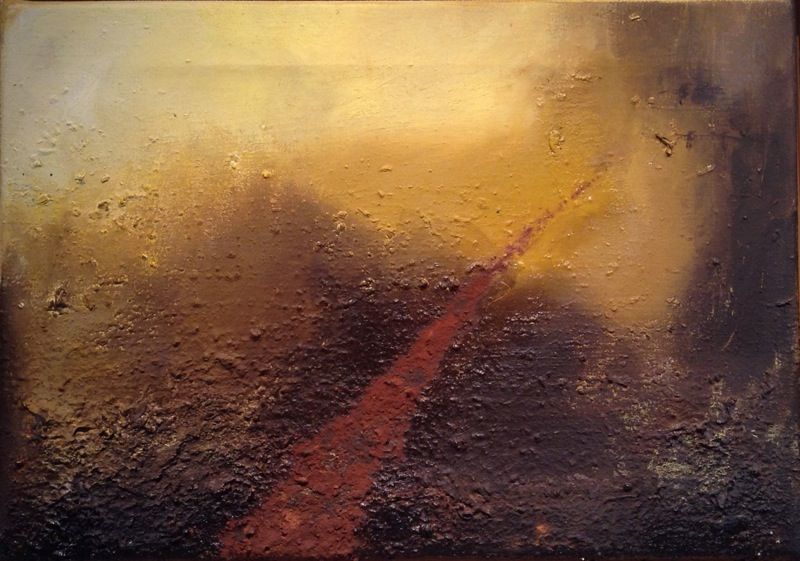 Red Earth II. Mixed technique on canvas. 35 X 50 cm Red Earth II. Mixed technique on canvas. 35 X 50 cm