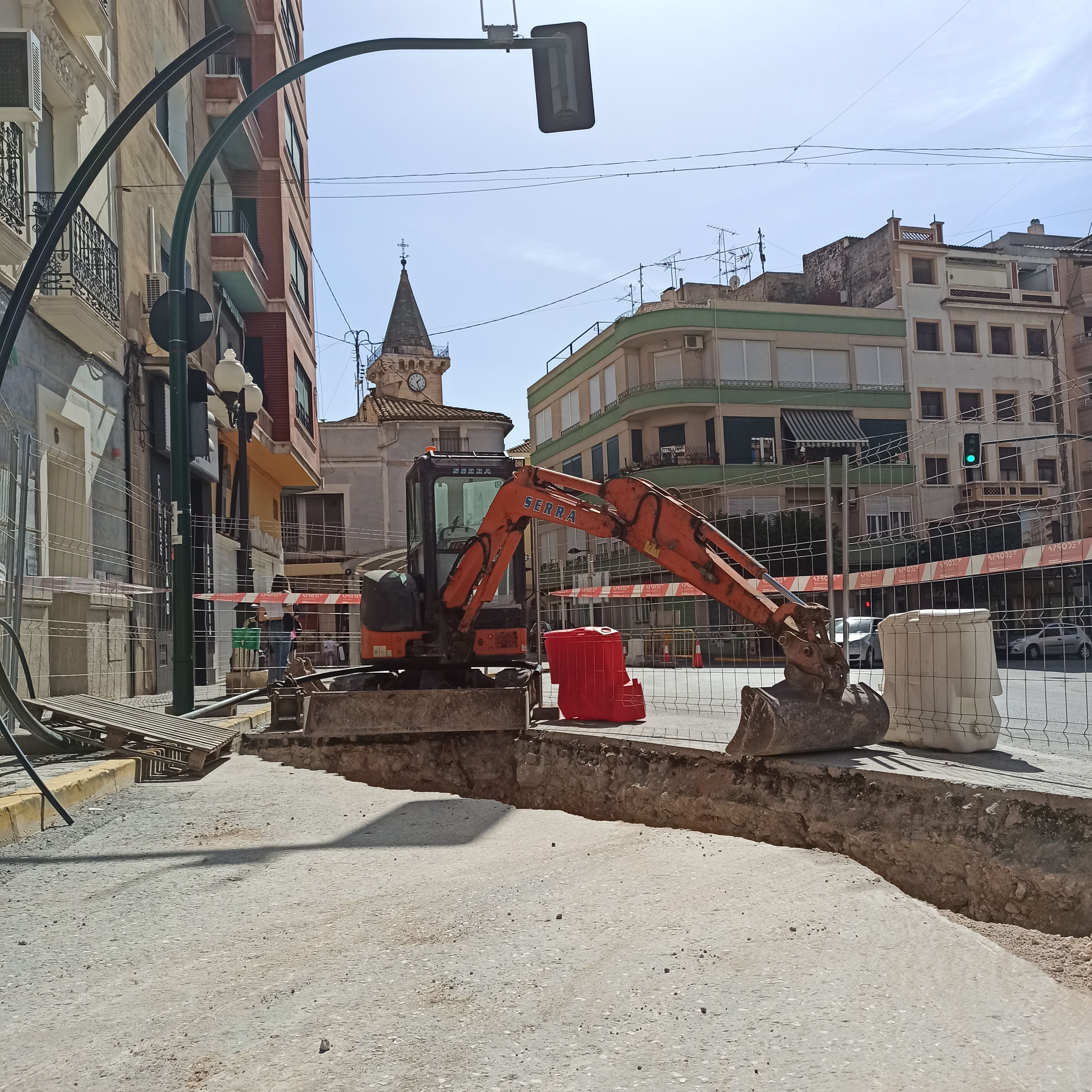 Excavaciones y derribos en Villena