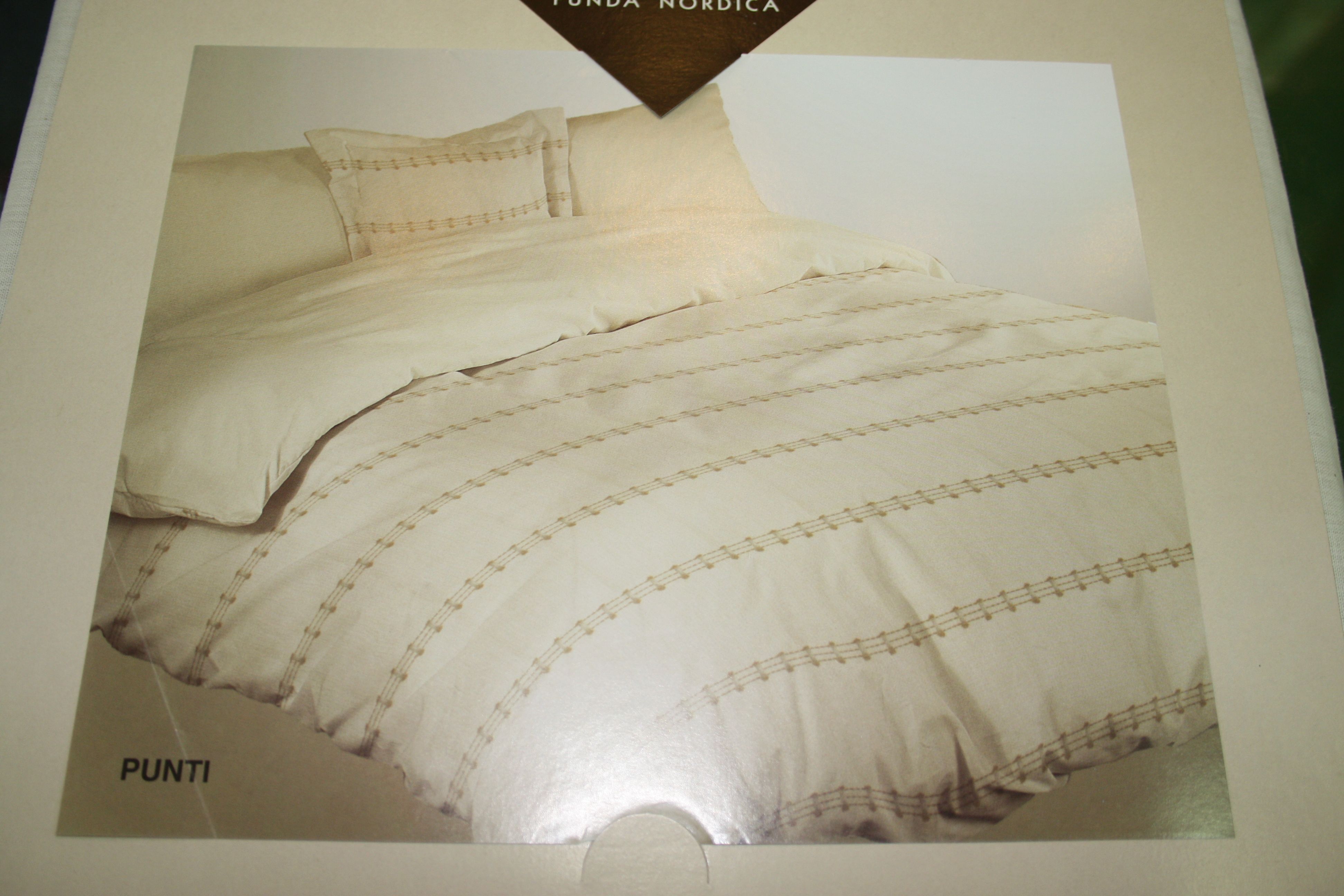 Punti. Conjunto de saco bajera ajustable, funda y almohada. Cama 135 cm.: Catálogo de La Cibeles