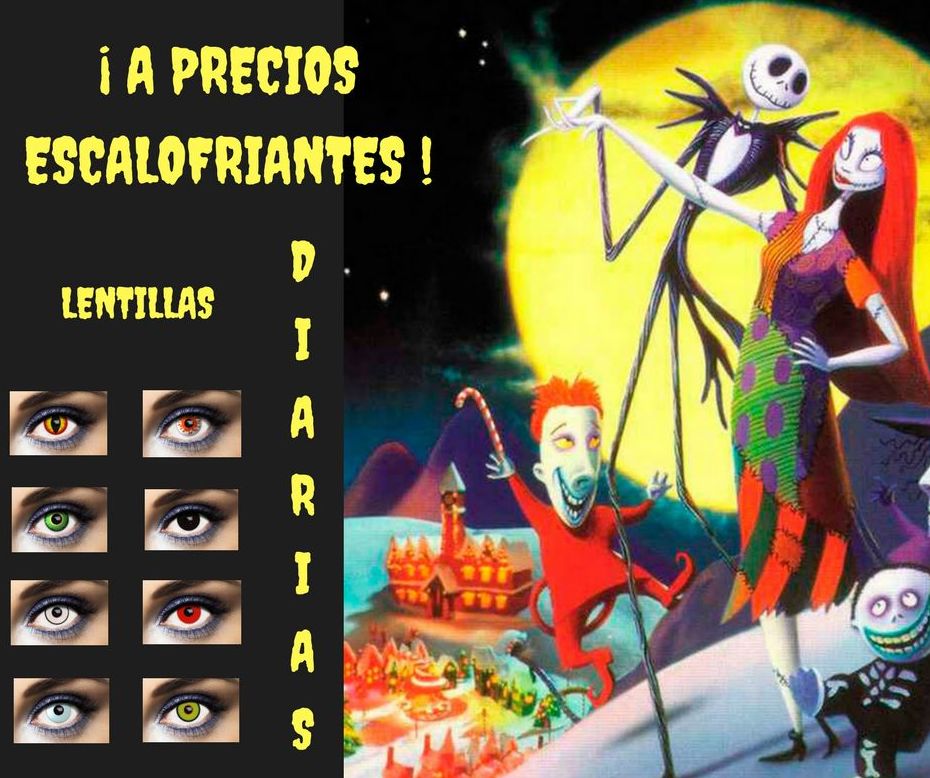 LENTILLAS DE FANTASIA: Servicios de ÓPTICA PRISMALEN Nº reg. sanitario: E-36-000 230 LENTILLAS DE FANTASIA: Servicios de ÓPTICA PRISMALEN Nº reg. sanitario: E-36-000 230