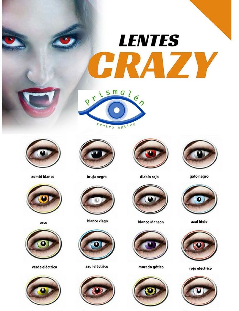 LENTILLAS DE COLOR: Servicios de ÓPTICA PRISMALEN Nº reg. sanitario: E-36-000 230 LENTILLAS DE COLOR: Servicios de ÓPTICA PRISMALEN Nº reg. sanitario: E-36-000 230