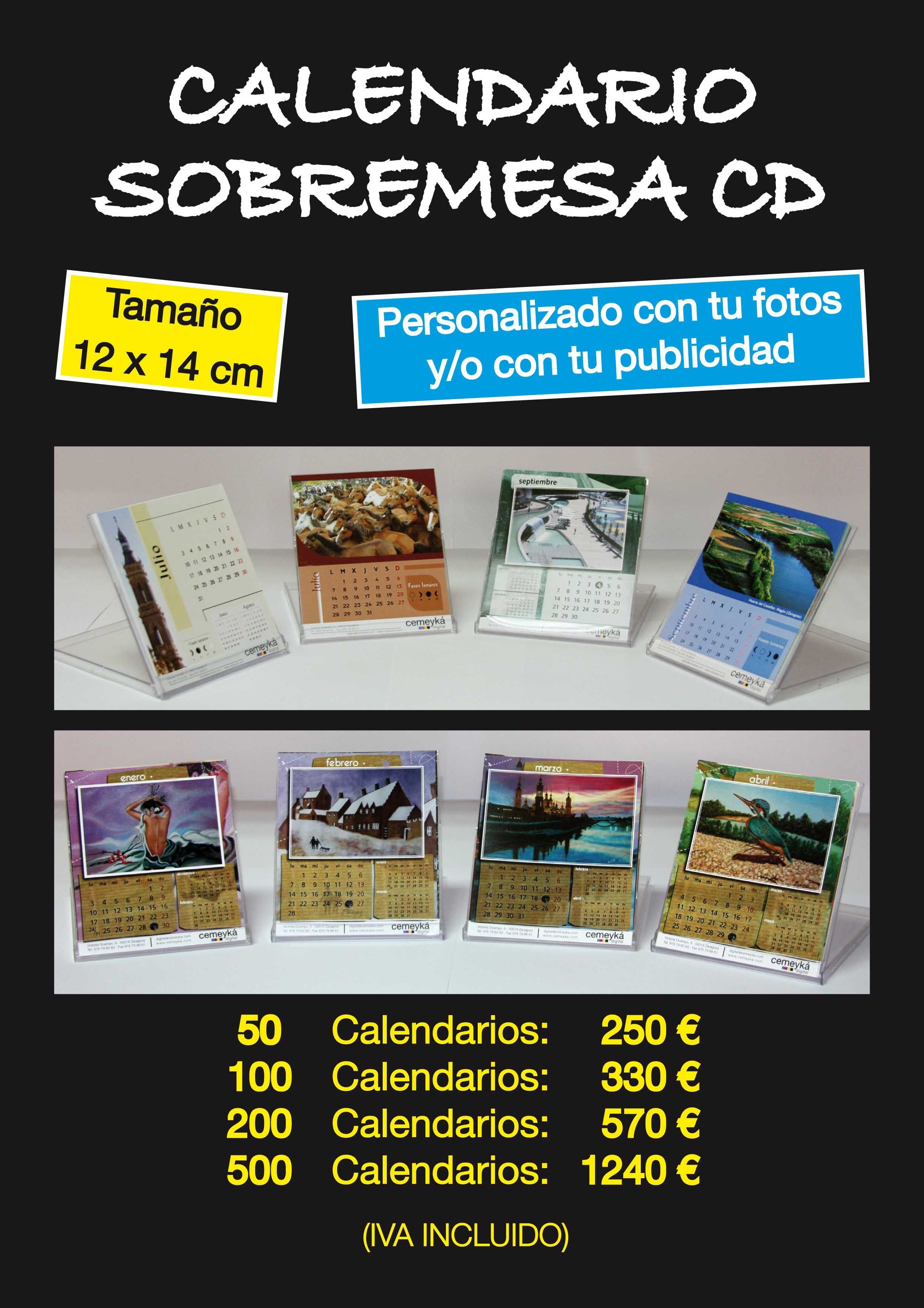 Calendarios CD: Servicios de Cemeyka Digital Calendarios CD: Servicios de Cemeyka Digital