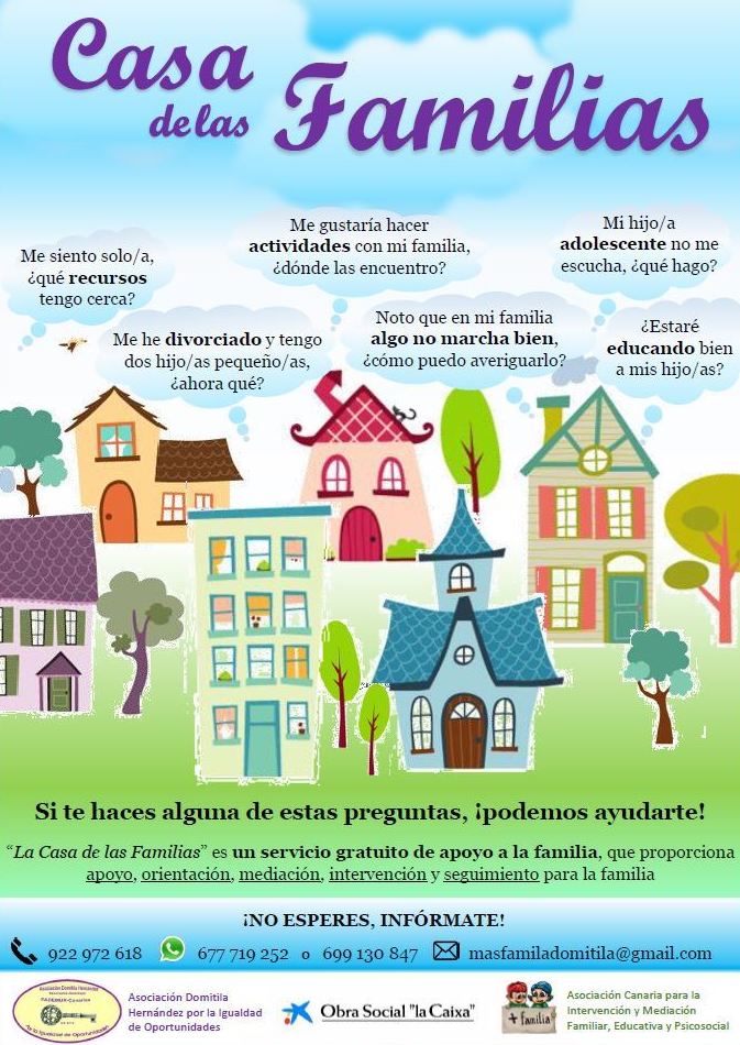 Casa de las Familias: Proyectos y Servicios de Asociación Domitila Casa de las Familias: Proyectos y Servicios de Asociación Domitila