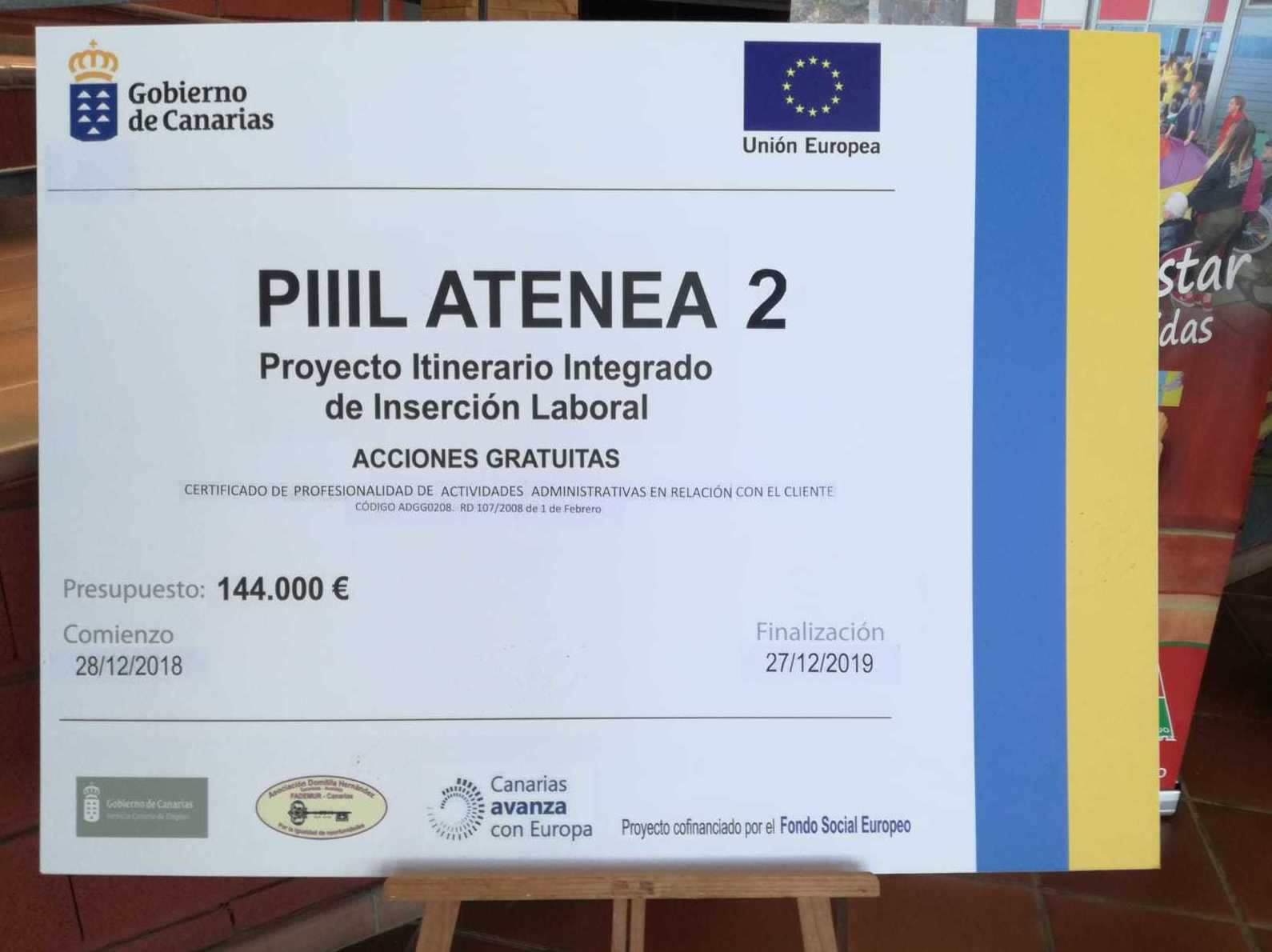 PIIIL ATENEA 2: Proyectos y Servicios de Asociación Domitila PIIIL ATENEA 2: Proyectos y Servicios de Asociación Domitila
