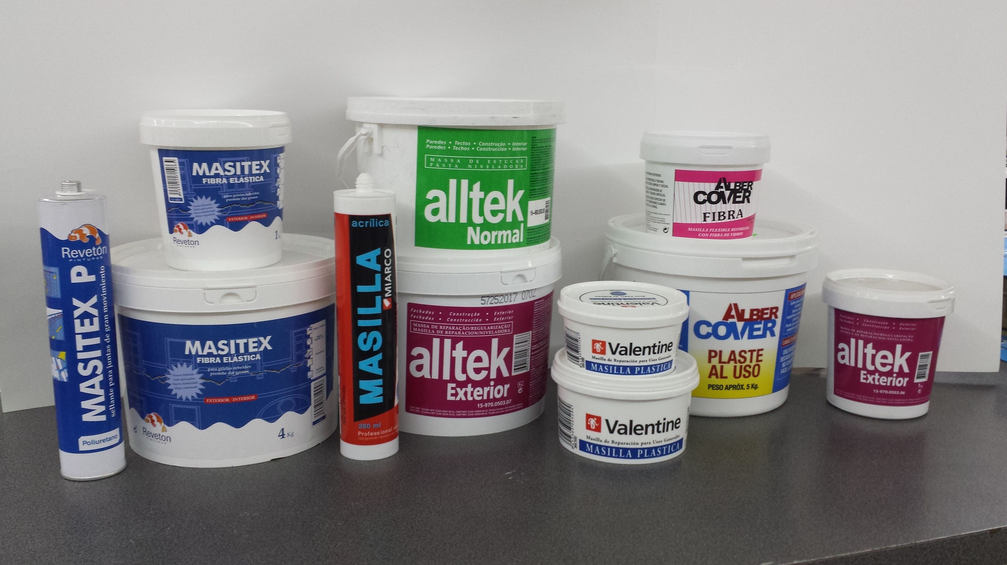 Masillas acrílicas, Plasticas, Elasticas con fibra, plastes etc...: Productos y Servicios de MARÍA CARMEN FERRERO PONCE Masillas acrílicas, Plasticas, Elasticas con fibra, plastes etc...: Productos y Servicios de MARÍA CARMEN FERRERO PONCE