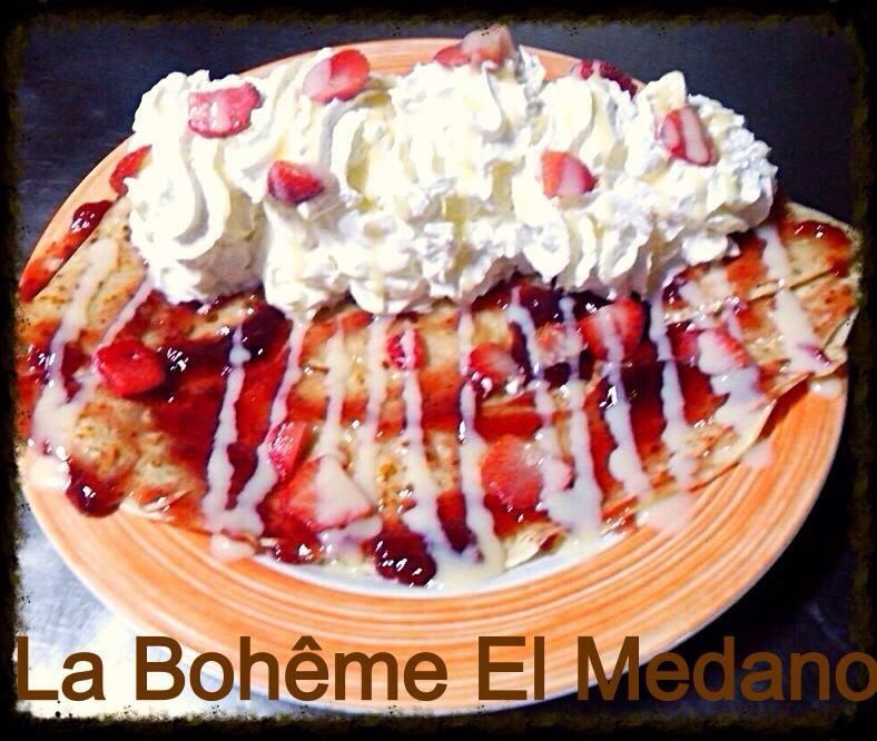 Con pescado: Carta de Crepería La Bohême Con pescado: Carta de Crepería La Bohême