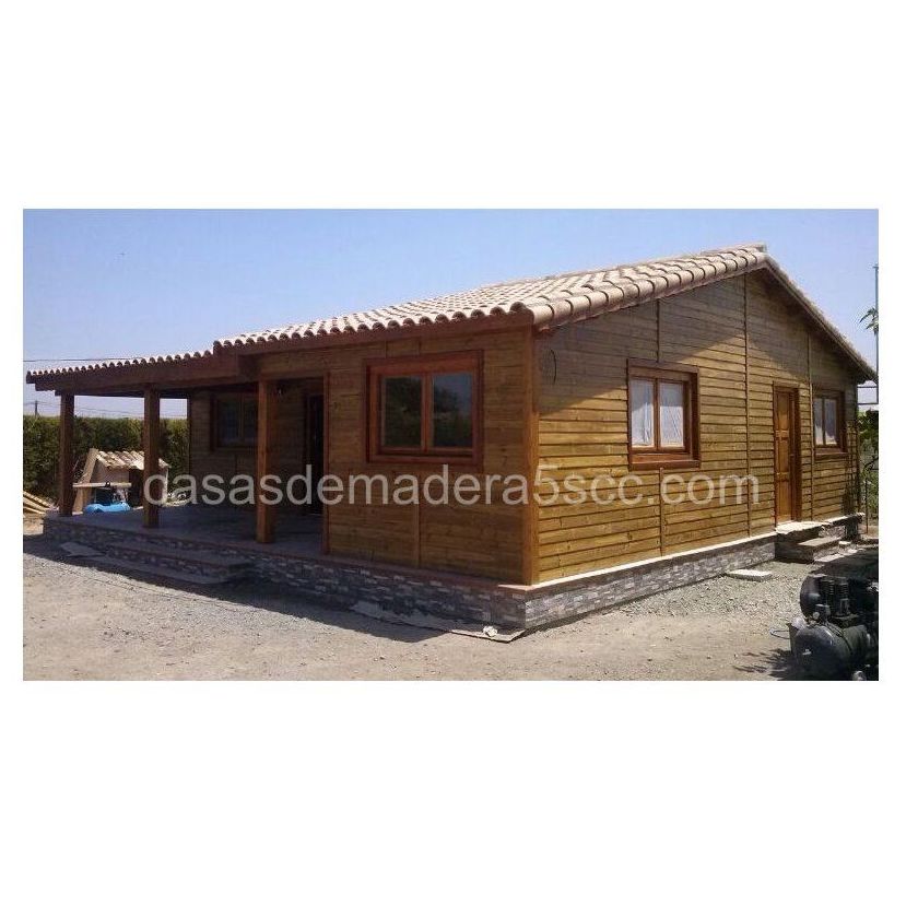 Sandra (96 m2): Casas de madera de 5SCC Casas de Madera Sandra (96 m2): Casas de madera de 5SCC Casas de Madera