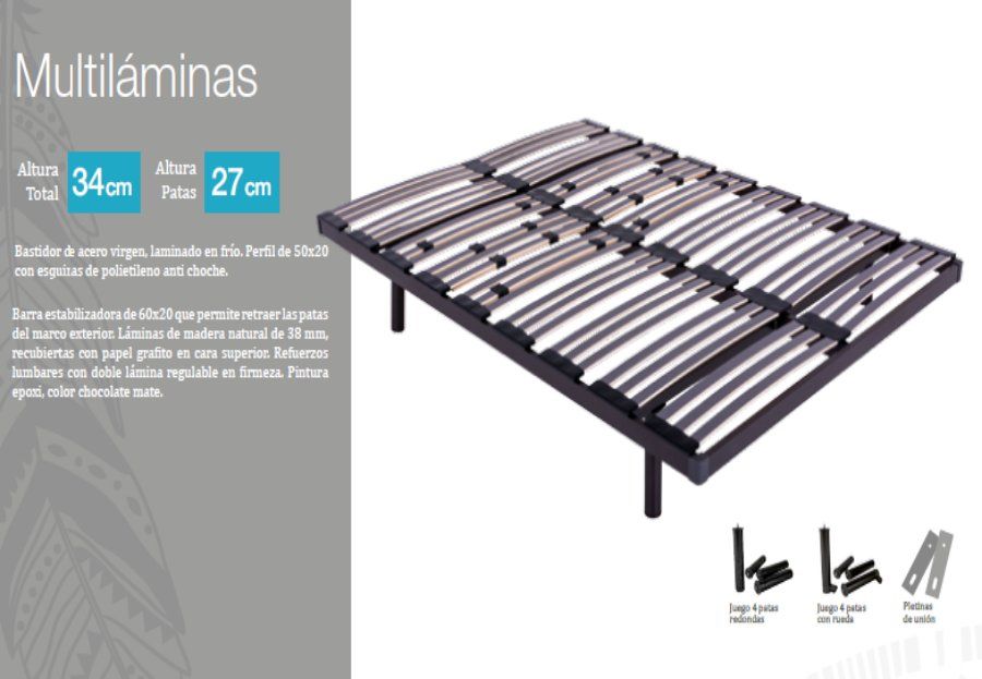 Somieres y Bases: Productos de Muebles Díaz Somieres y Bases: Productos de Muebles Díaz