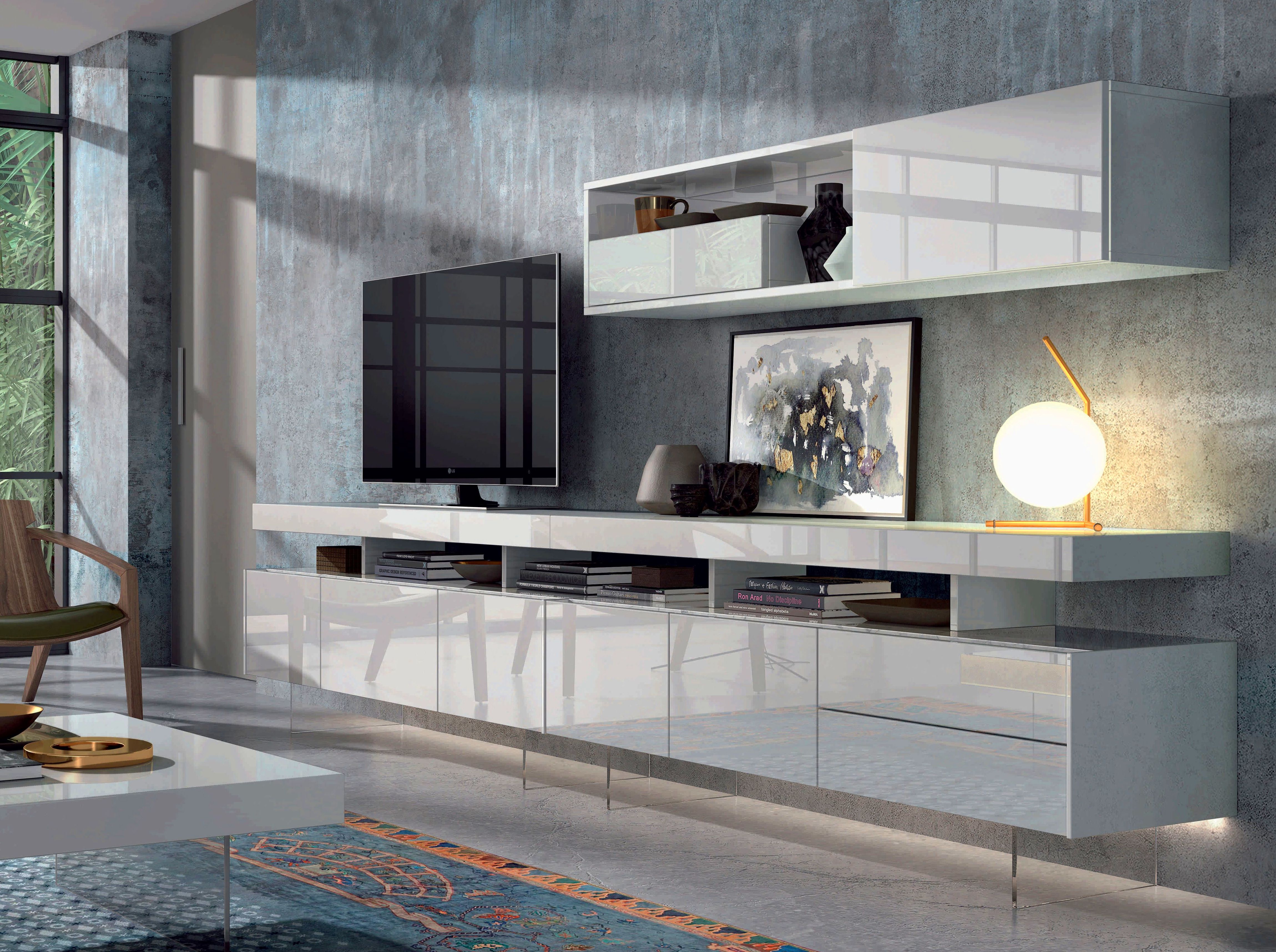 Apilable Salón Moderno Madrid Lacado Brillo Apilable Salón Moderno Madrid Lacado Brillo