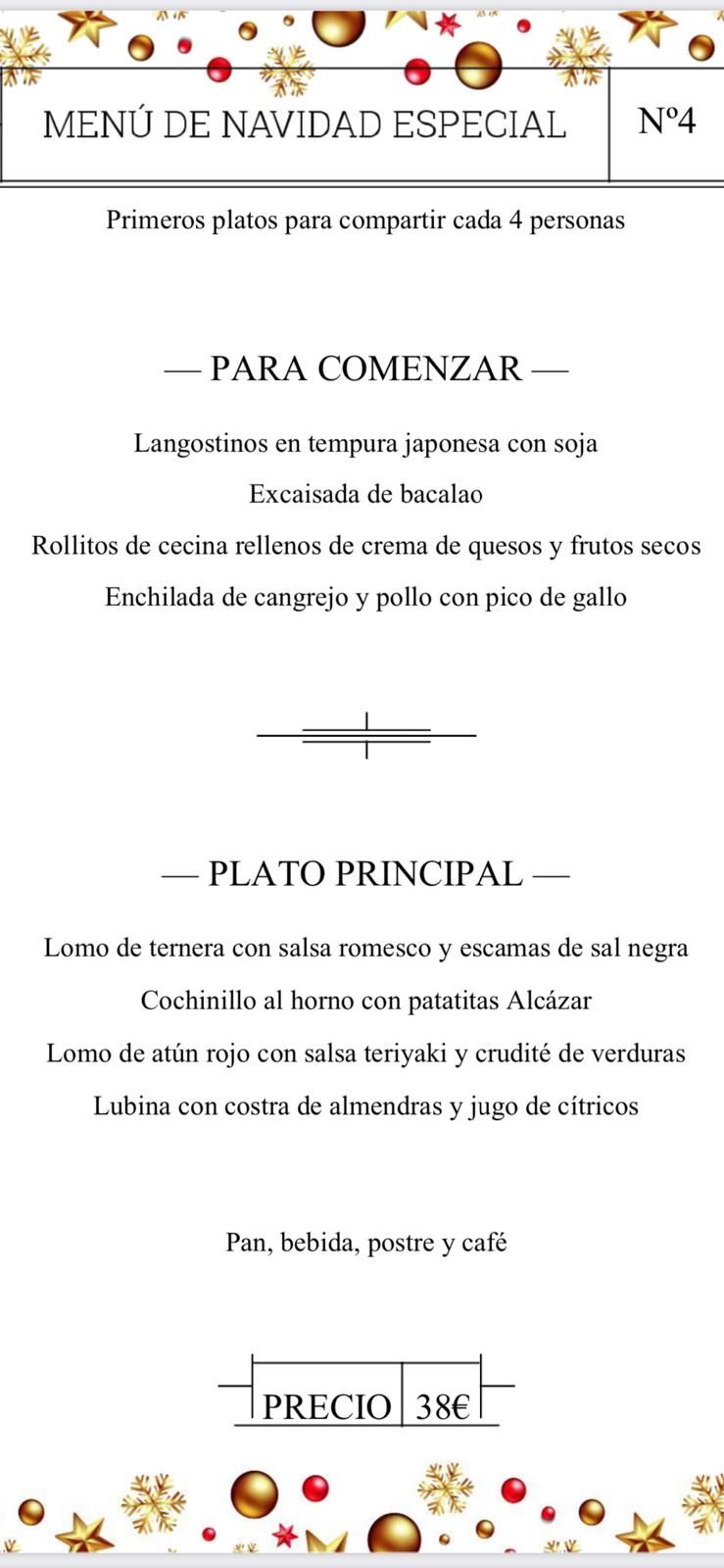 Menús de Navidad: ¿Qué ofrecemos? de Restaurante El Alcázar Menús de Navidad: ¿Qué ofrecemos? de Restaurante El Alcázar