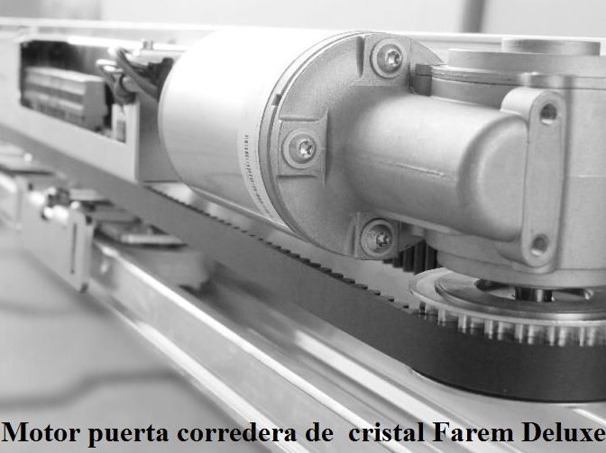 Motor puerta corredera de cristal Farem Deluxe